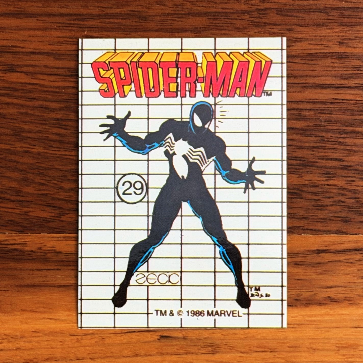 1986 Marvel Universe "Spider-Man" Comic Images Secret Wars #28 Stickers 🔰