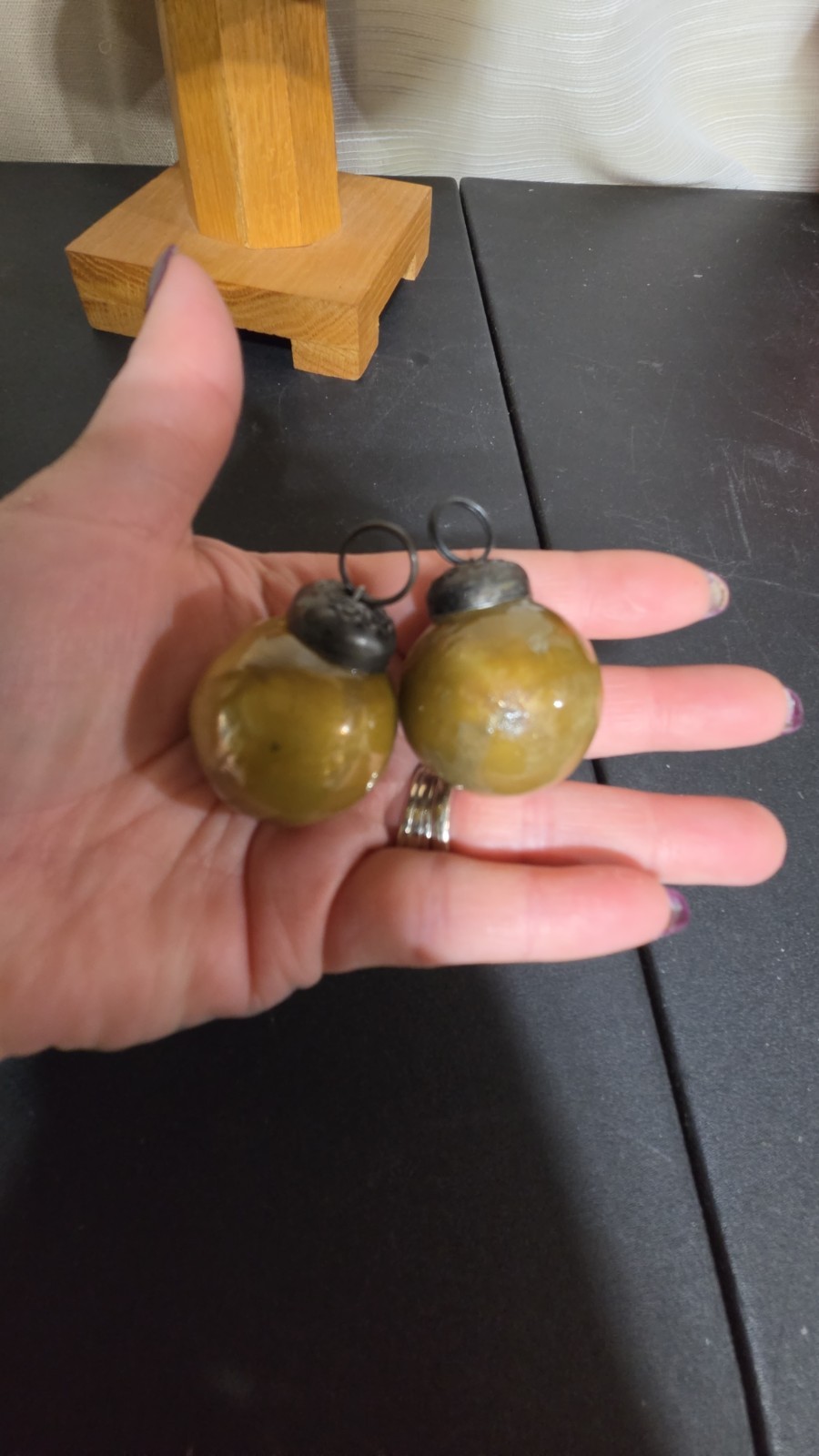 Vintage Old German Kugel Christmas Ornament Glass Ball Vintage Old German Kugel Christmas Ornament Glass Ball