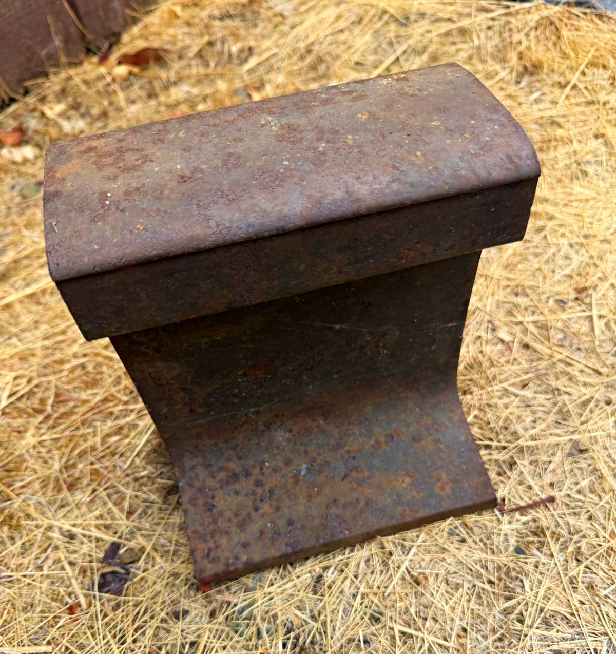 Vintage Railroad Steel Rail Track anvil Railroad Rail Track Piece Vintage Railroad Steel Rail Track anvil Railroad Rail Track Piece