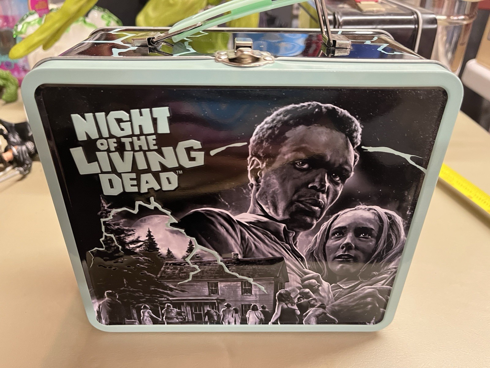 New 2021 Fright Rags Night Of The Living Dead Lunchbox With Thermos New 2021 Fright Rags Night Of The Living Dead Lunchbox With Thermos