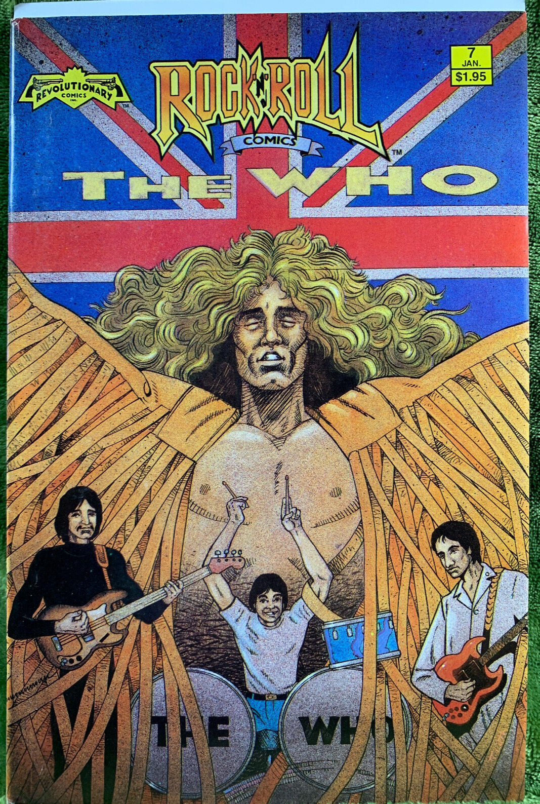 Rock N' Roll Comics #7 The Who (1st Print) - Revolutionary Comics - 1990