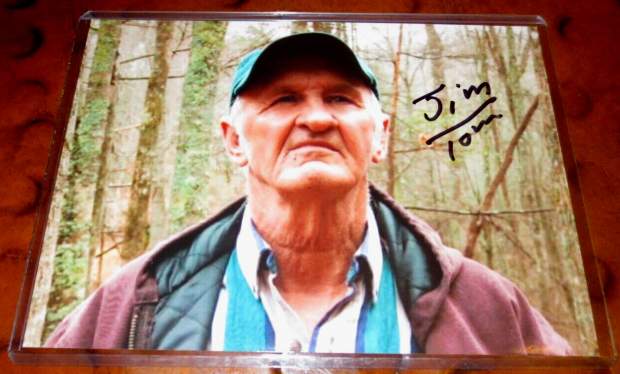 Jim Tom Hedrick Legendary Moonshiner signed autographed photo Moonshiners
