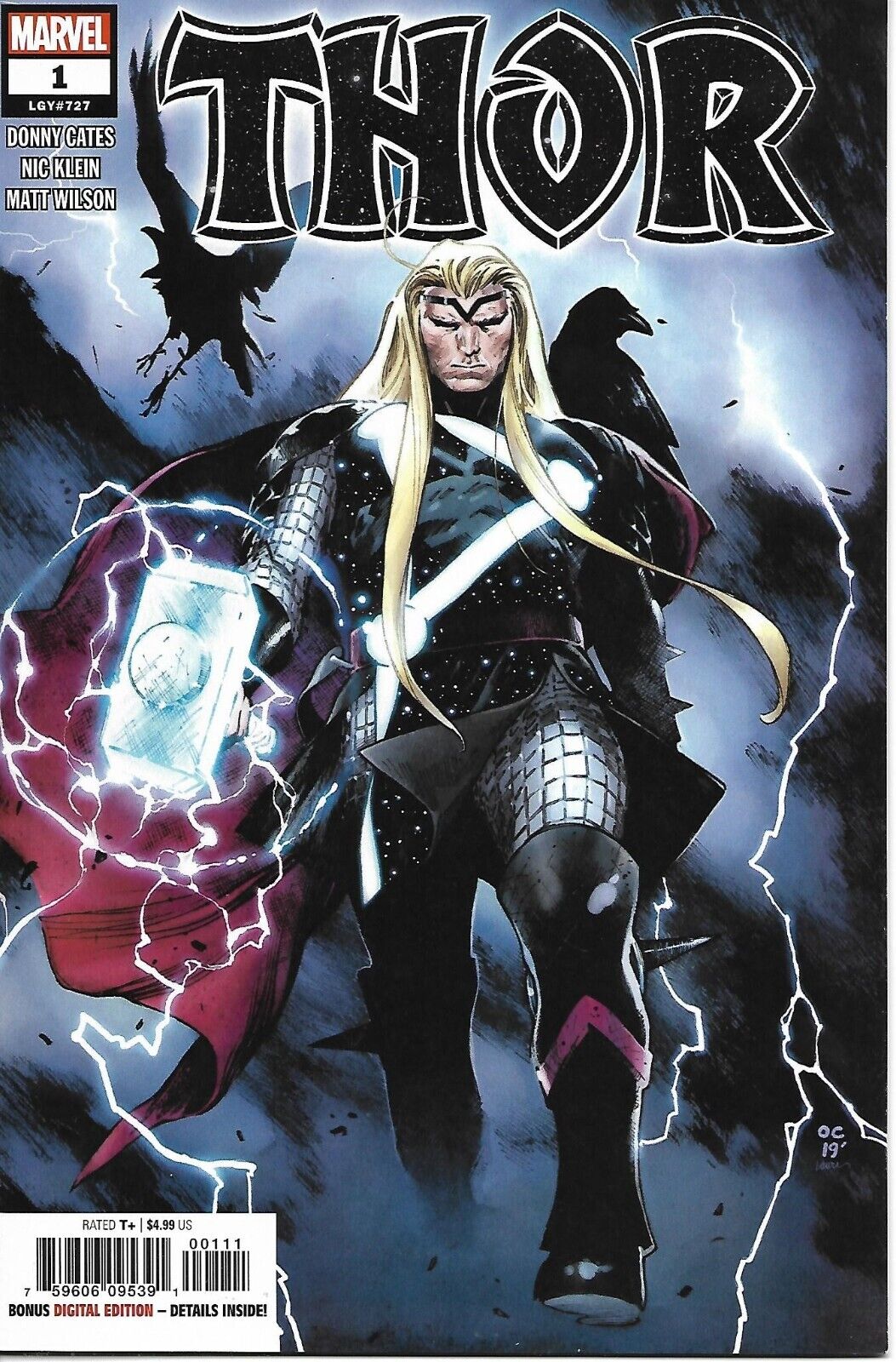 Marvel Comics 2020 Thor #1 Writer Donny Cates Artist Nic Klein