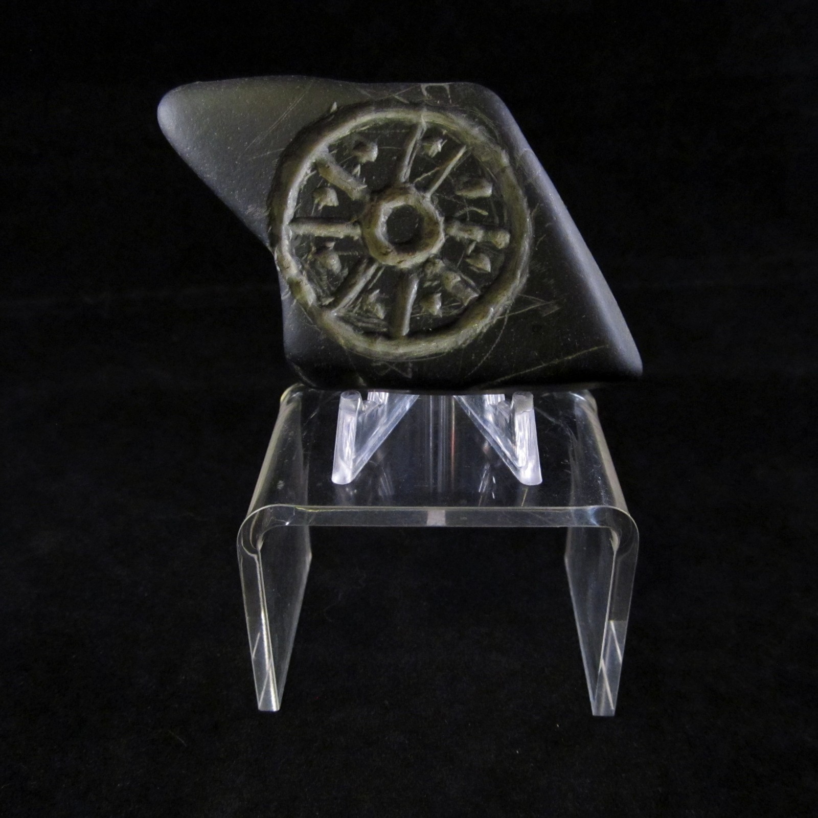Ancient Neolithic Calendar Stone Bird/Eye Idol ~ Museum Quality Ancient Neolithic Calendar Stone Bird/Eye Idol ~ Museum Quality