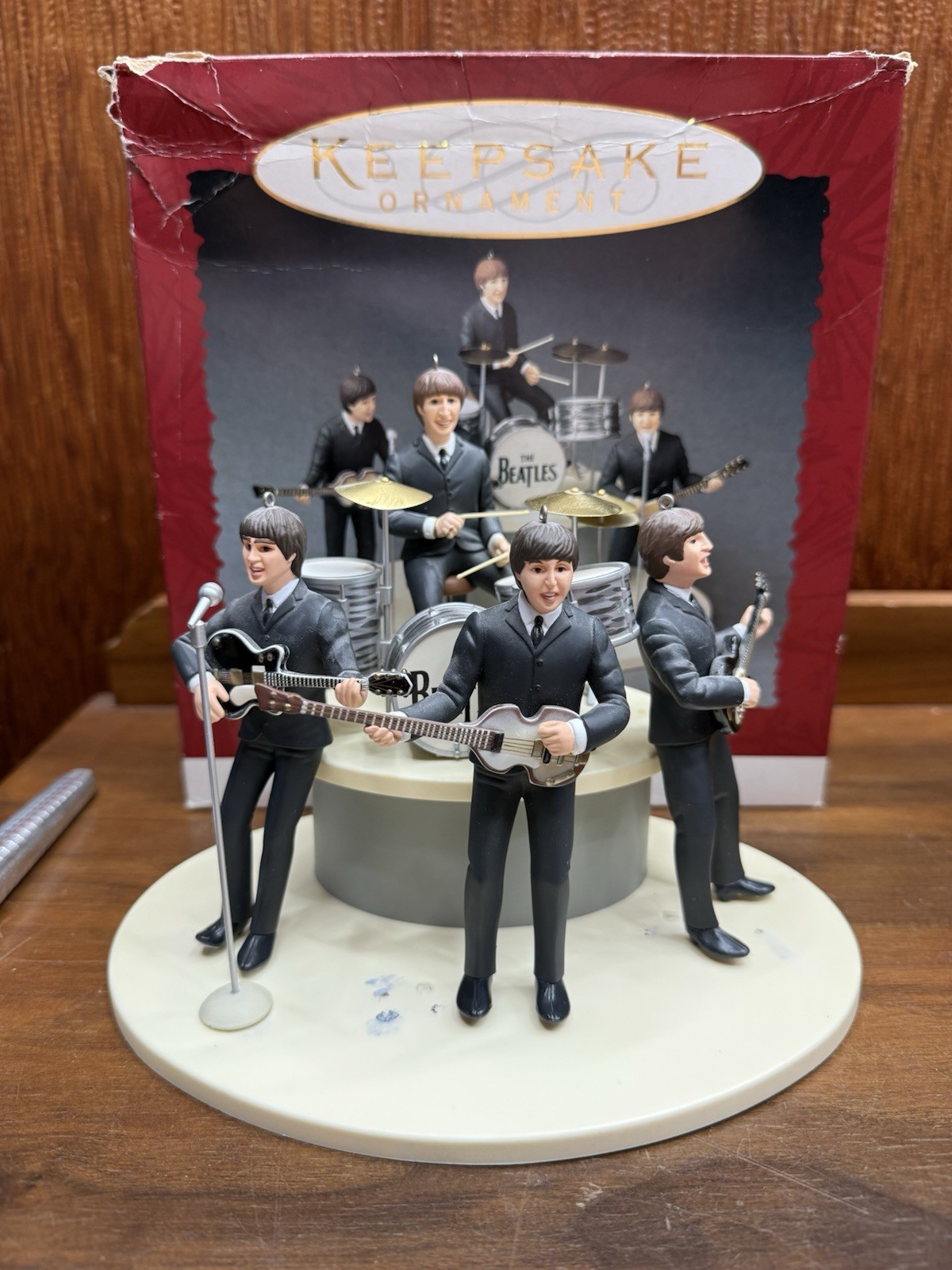 1994 Hallmark "The Beatles" Keepsake Ornament Set- Pre-Owned in Original Box 1994 Hallmark "The Beatles" Keepsake Ornament Set- Pre-Owned in Original Box