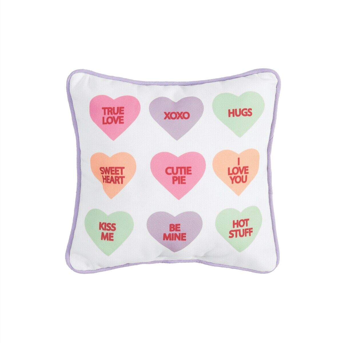 Valentine Let\'s Talk Love Accent Pillow 10\