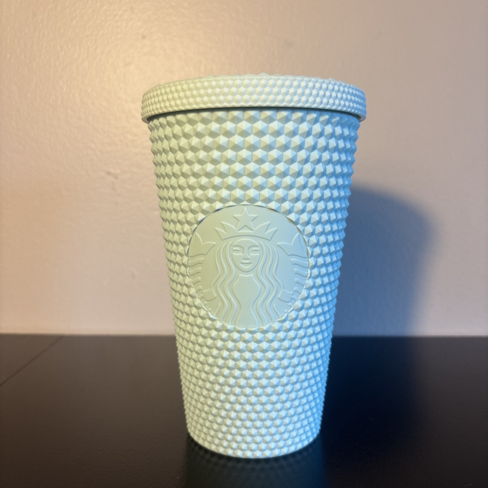 Genuine Starbucks Holiday 2021 Mint Green 24oz Studded Cold Cup Tumbler no straw Genuine Starbucks Holiday 2021 Mint Green 24oz Studded Cold Cup Tumbler no straw