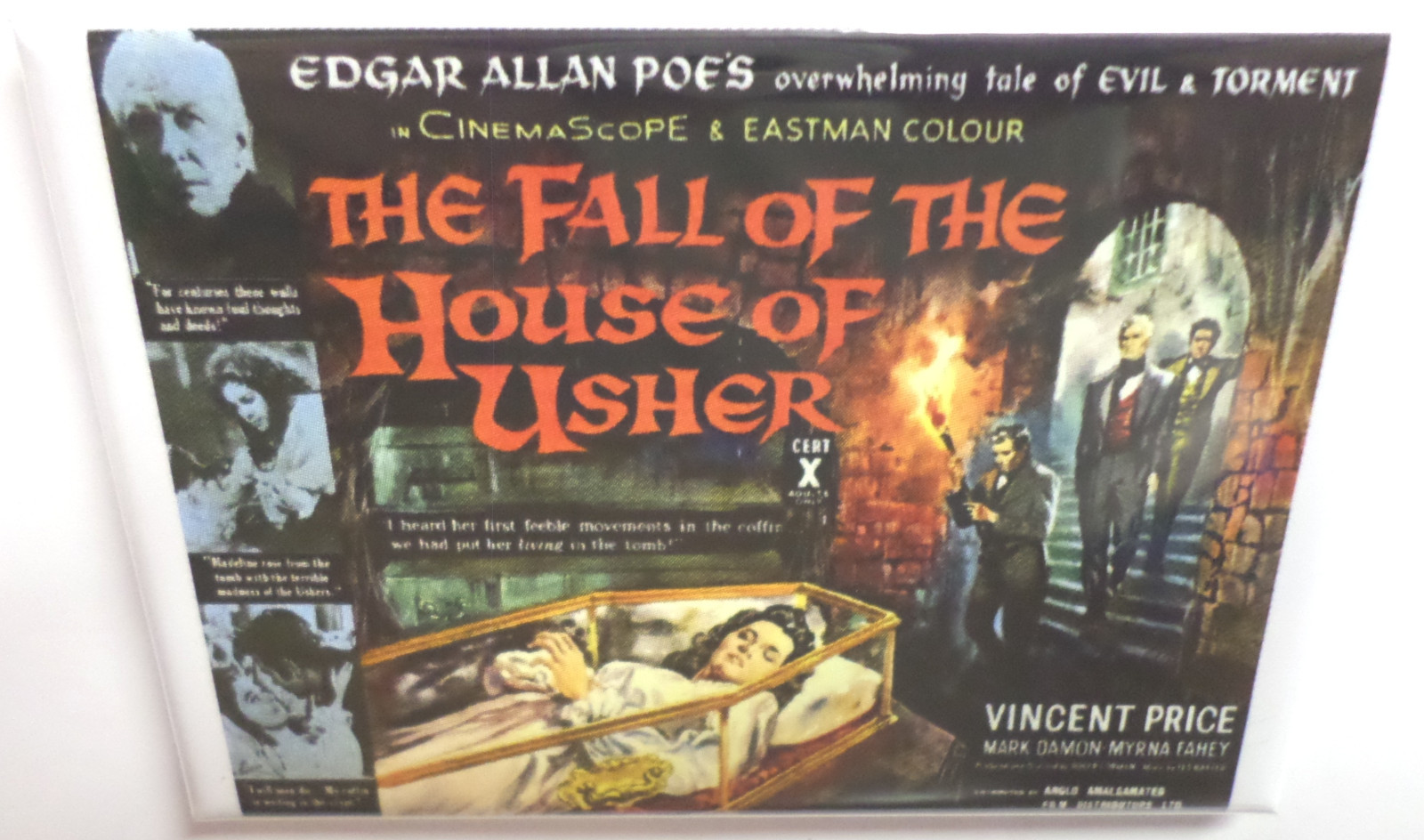 Fall of the House of Usher Movie Poster 2" x 3" Refrigerator Locker MAGNET Price Fall of the House of Usher Movie Poster 2" x 3" Refrigerator Locker MAGNET Price