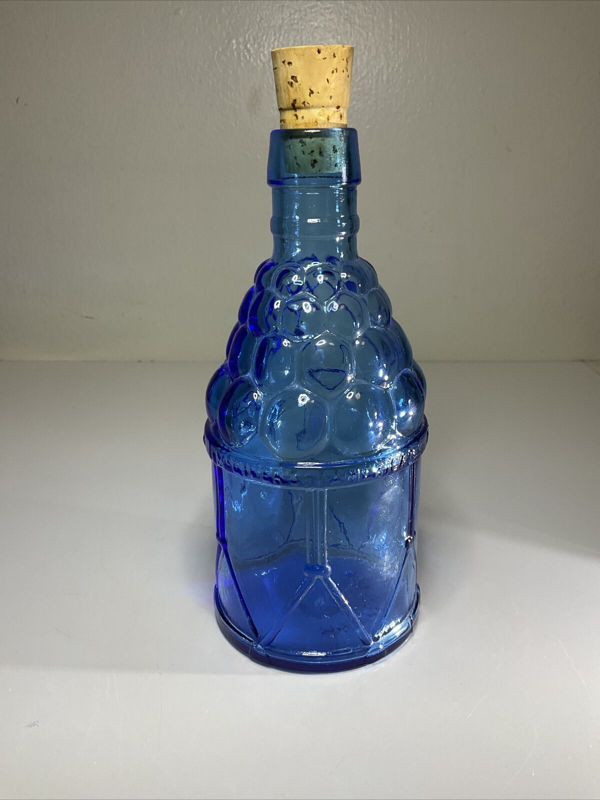 Vintage Rare Wheaton N.J. Glass American Army Bottle,Mint Cond 70's Blue 8 in