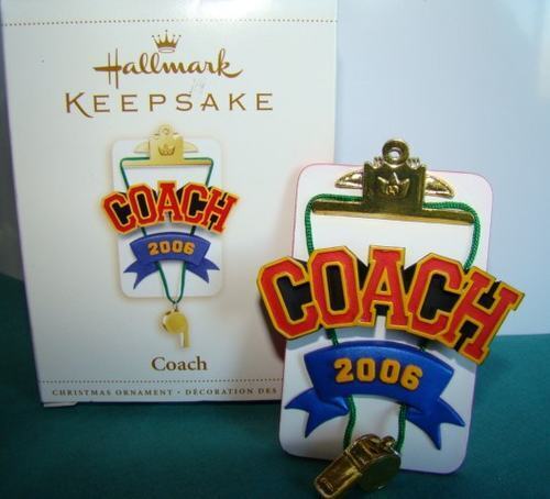 Hallmark Keepsake Coach 2006 Ornament #QXI2017     Hallmark Keepsake Coach 2006