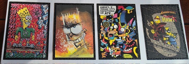 1994 Skybox The Simpsons Arty Art Complete Set A1-A2-A3-A4 RARE 1994 Skybox The Simpsons Arty Art Complete Set A1-A2-A3-A4 RARE