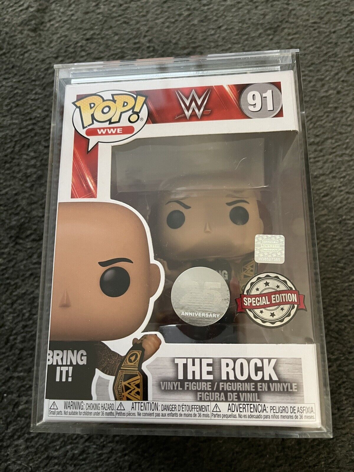 The Rock 91 Funko WWE Pop Vinyl Wrestler Pop