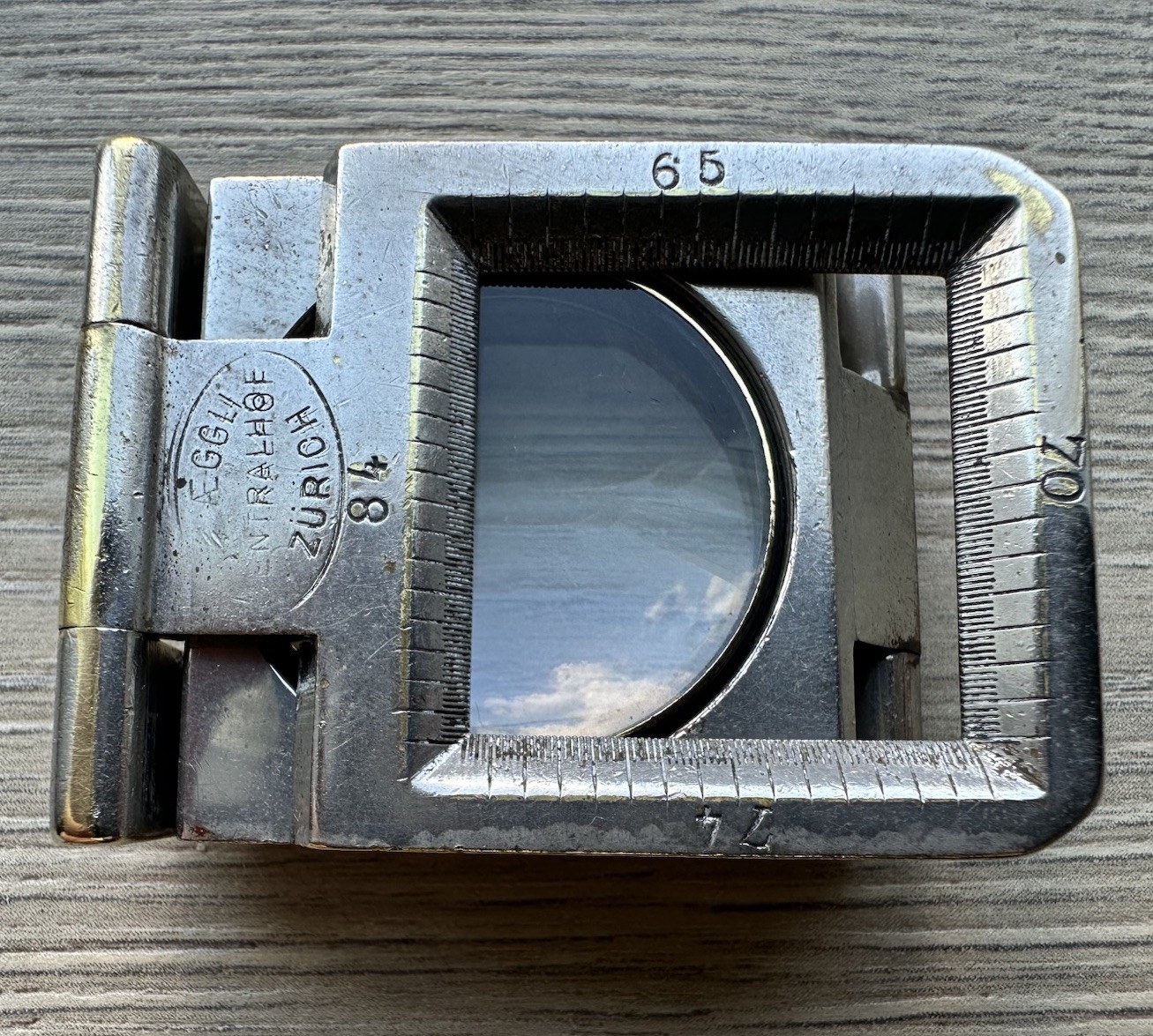 Vintage Folding Magnifying Glass Made in Zurich Switzerland Vintage Folding Magnifying Glass Made in Zurich Switzerland
