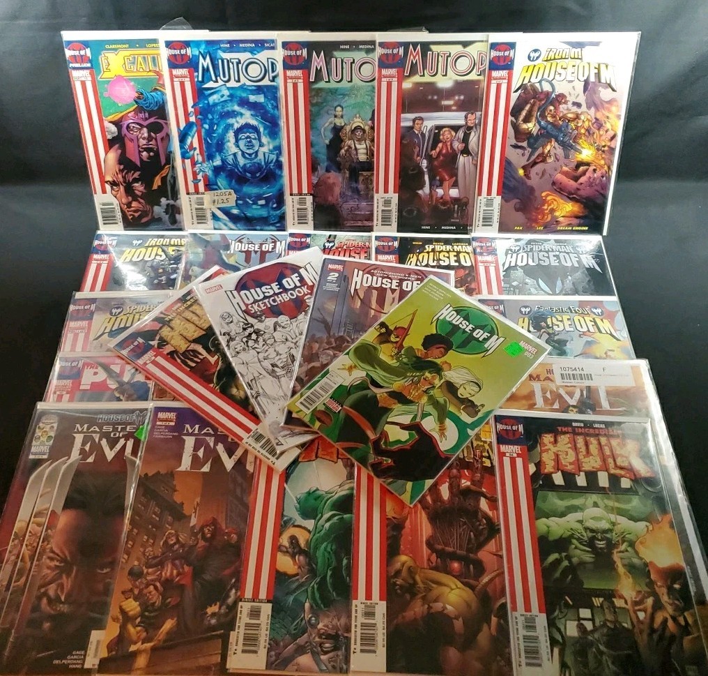 House of M Direct Edition Variant Limited Evil Hulk Mutopia Run Lot VF 1VV'