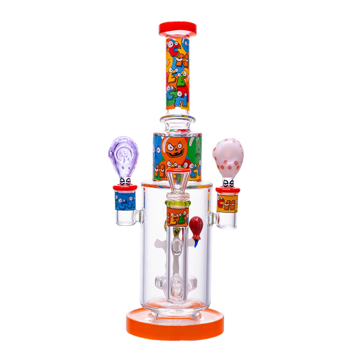 Cheech THICK Glass - 13" Cartoon Drip Rig Water Pipe - with 14M Bowl *USA* Cheech THICK Glass - 13" Cartoon Drip Rig Water Pipe - with 14M Bowl *USA*