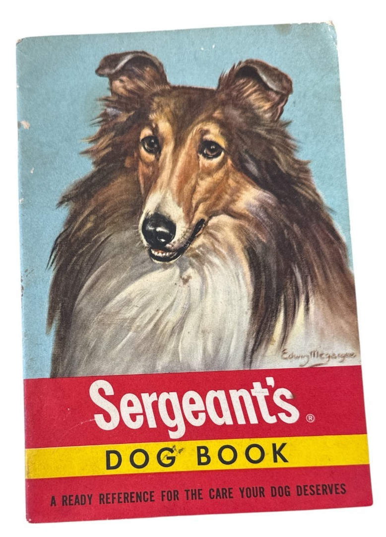 Vintage Antique 1945-48 Sergeant's Dog Book Breeds Care Advertising Book Booklet