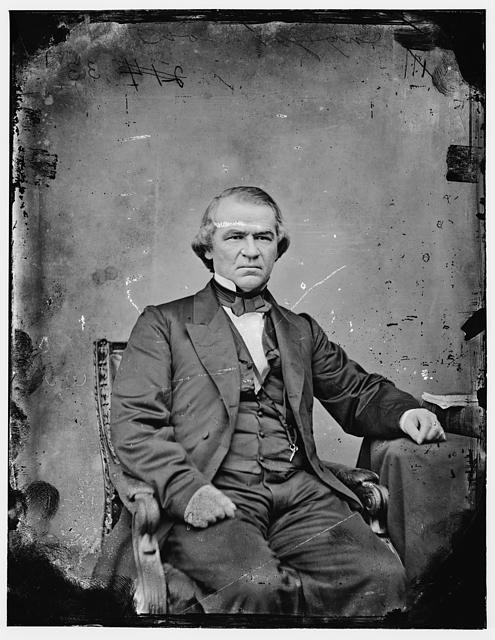 Photo:Honorable Andrew Johnson,politicians,portrait photograph,men,1860