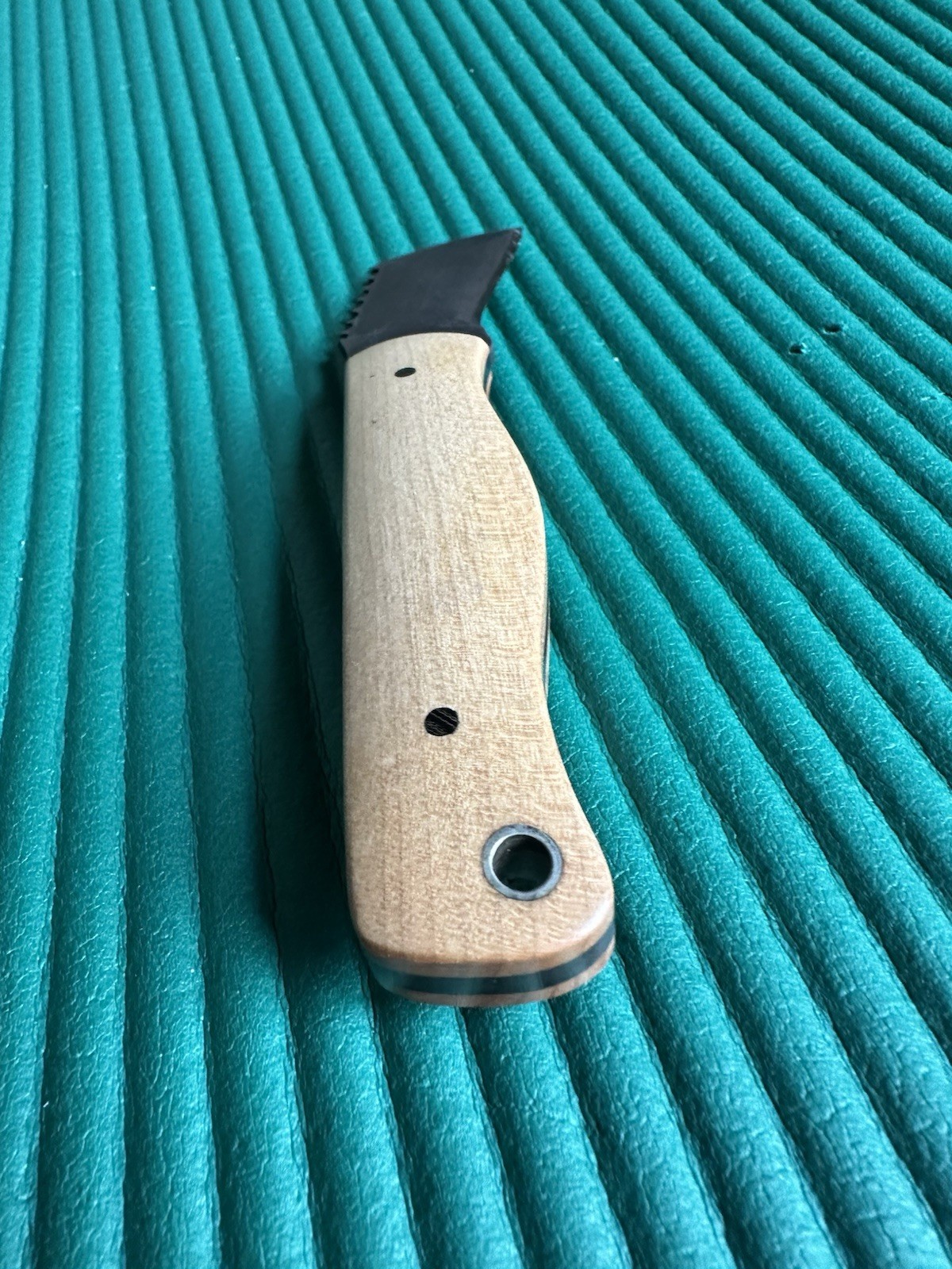 Fowler Fixed Blade Knife Custom, Hand Forged, contour, balanced,edge hone #1385 Fowler Fixed Blade Knife Custom, Hand Forged, contour, balanced,edge hone #1385