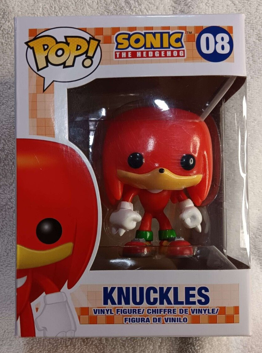 Funko Pop Sonic the Hedgehog Knuckles #08 Vaulted Rare