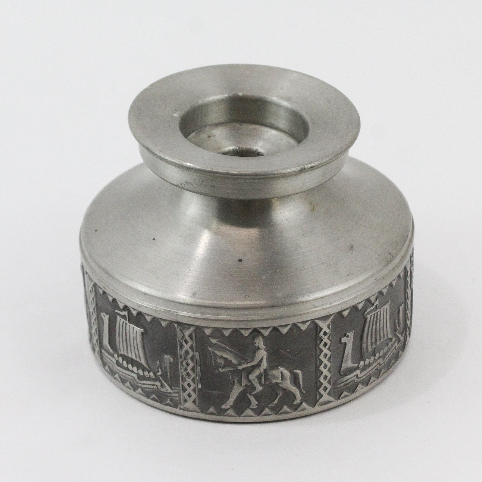 Vintage Snorre Norsk Tinn Norwegian Pewter Taper Candle Holder Vintage Snorre Norsk Tinn Norwegian Pewter Taper Candle Holder