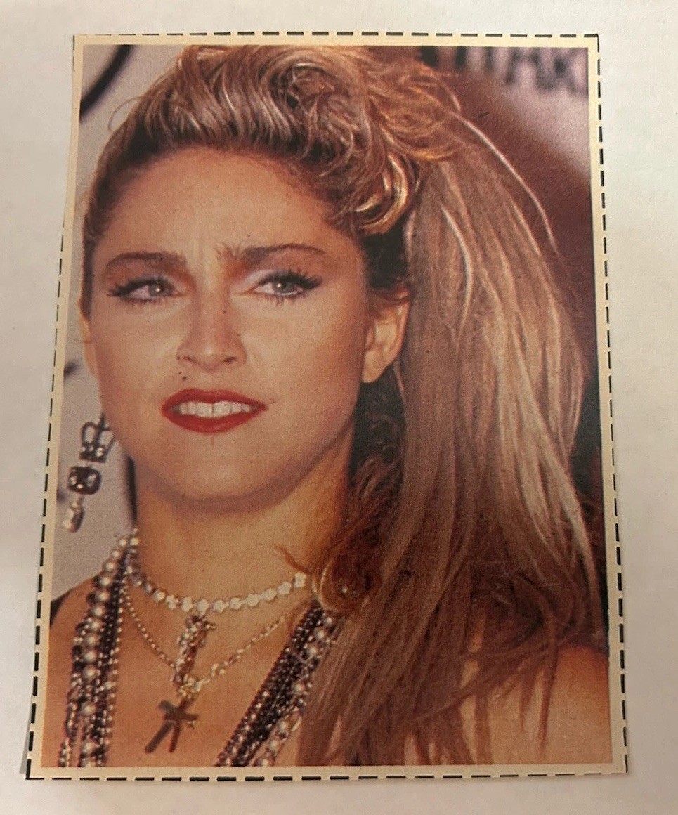 C. 1986 Madonna Fick Journalens Live To Tell Swedish Magazine Handcut C. 1986 Madonna Fick Journalens Live To Tell Swedish Magazine Handcut