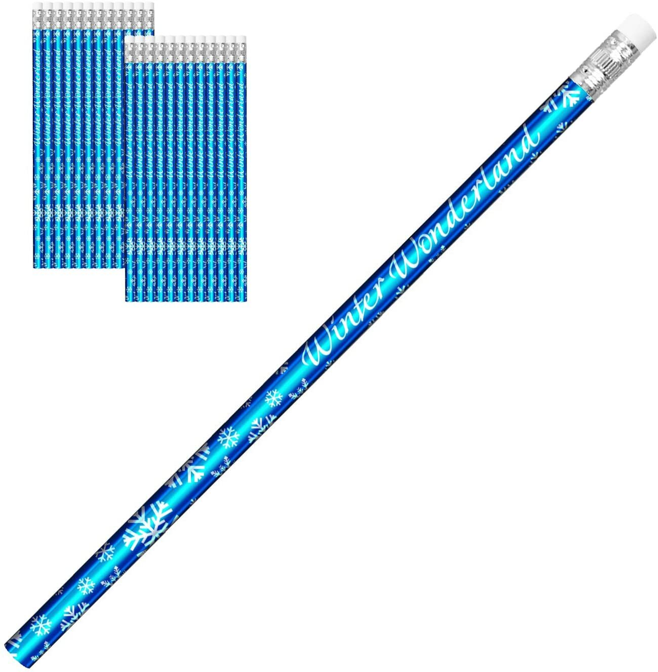 Holiday Pencils Winter Wonderland Snowflakes (Set of 48 Pencils) Holiday Pencils Winter Wonderland Snowflakes (Set of 48 Pencils)
