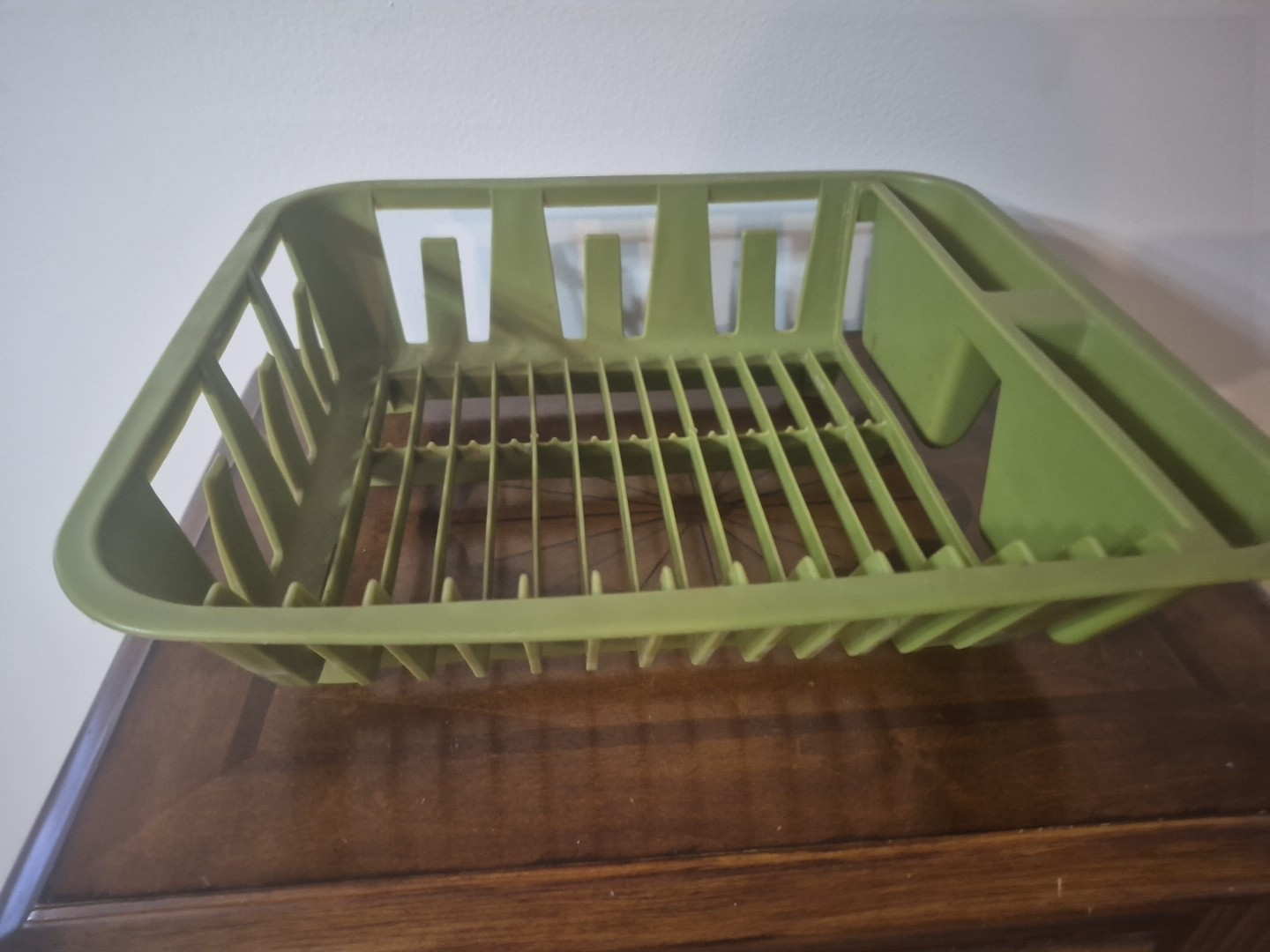 Vtg 60's Melamine Sink Dish Drying Rack Green Rubbermaid Olive Avocado Vtg 60's Melamine Sink Dish Drying Rack Green Rubbermaid Olive Avocado