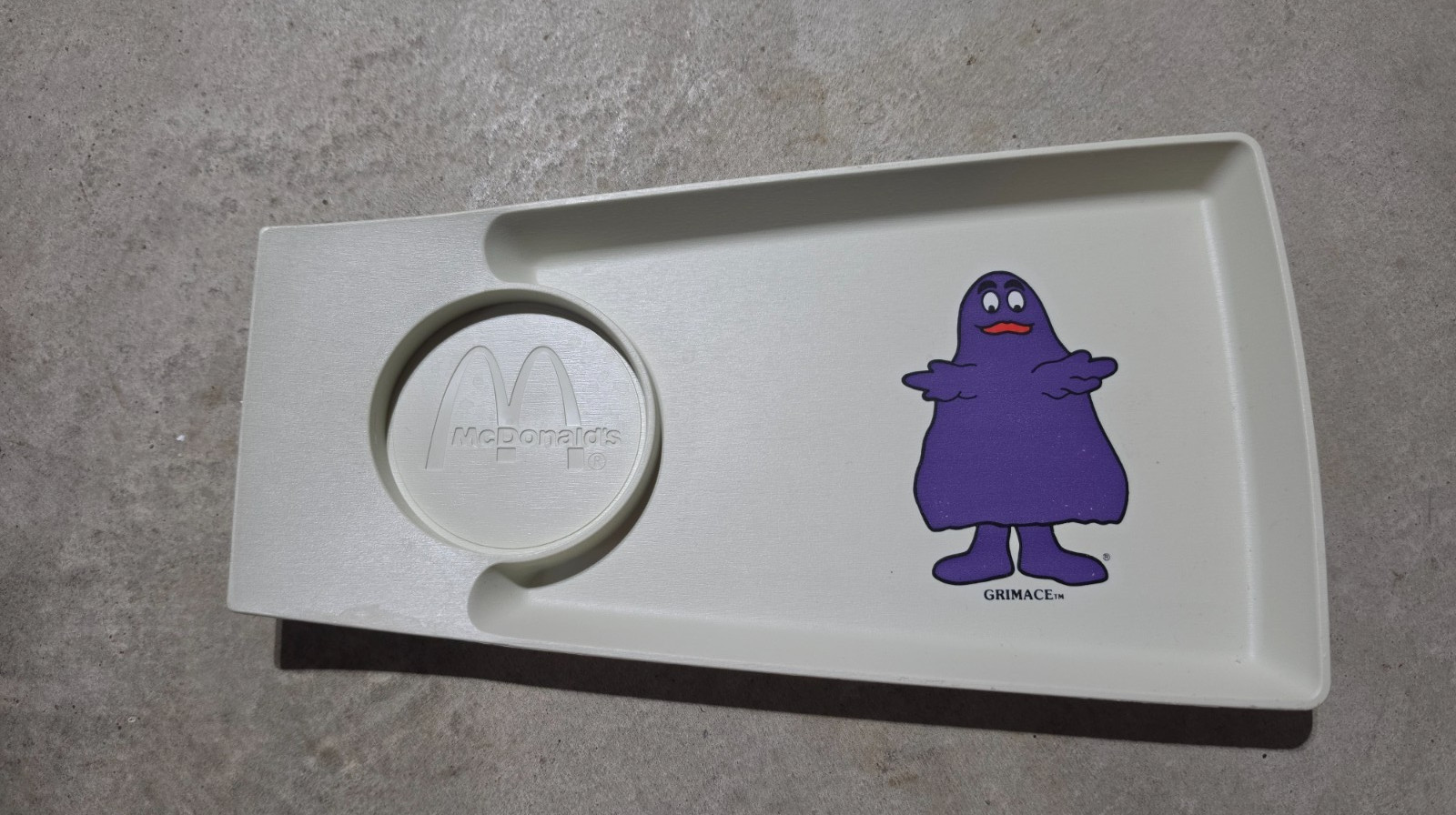 Vintage 1970s McDonalds Happy Meal Tray Grimace Vintage 1970s McDonalds Happy Meal Tray Grimace