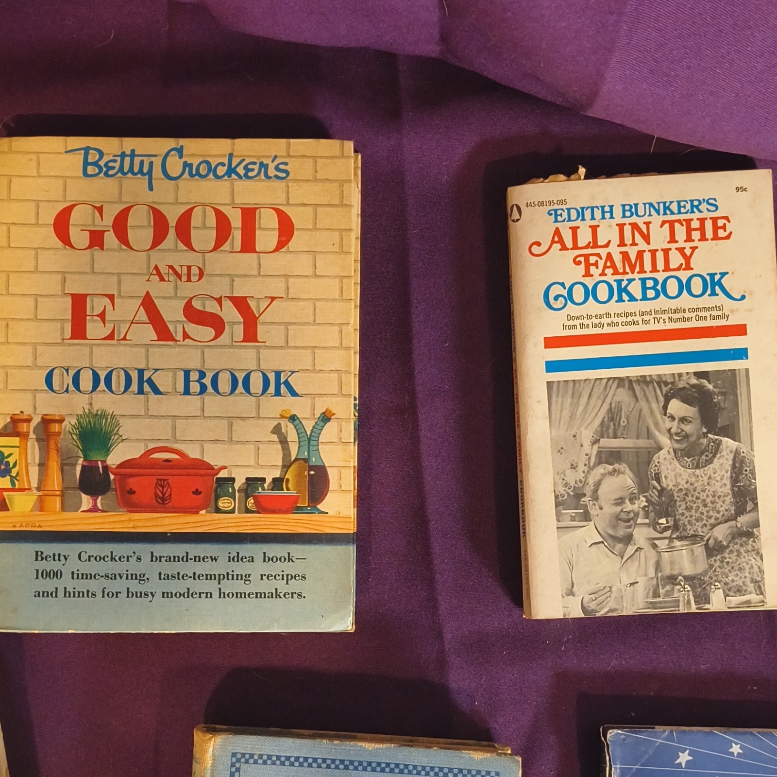 Vintage Mid Century Kitchen Lot 9pc Betty Crocker 1954 Edith Bunker Cookbook Vintage Mid Century Kitchen Lot 9pc Betty Crocker 1954 Edith Bunker Cookbook