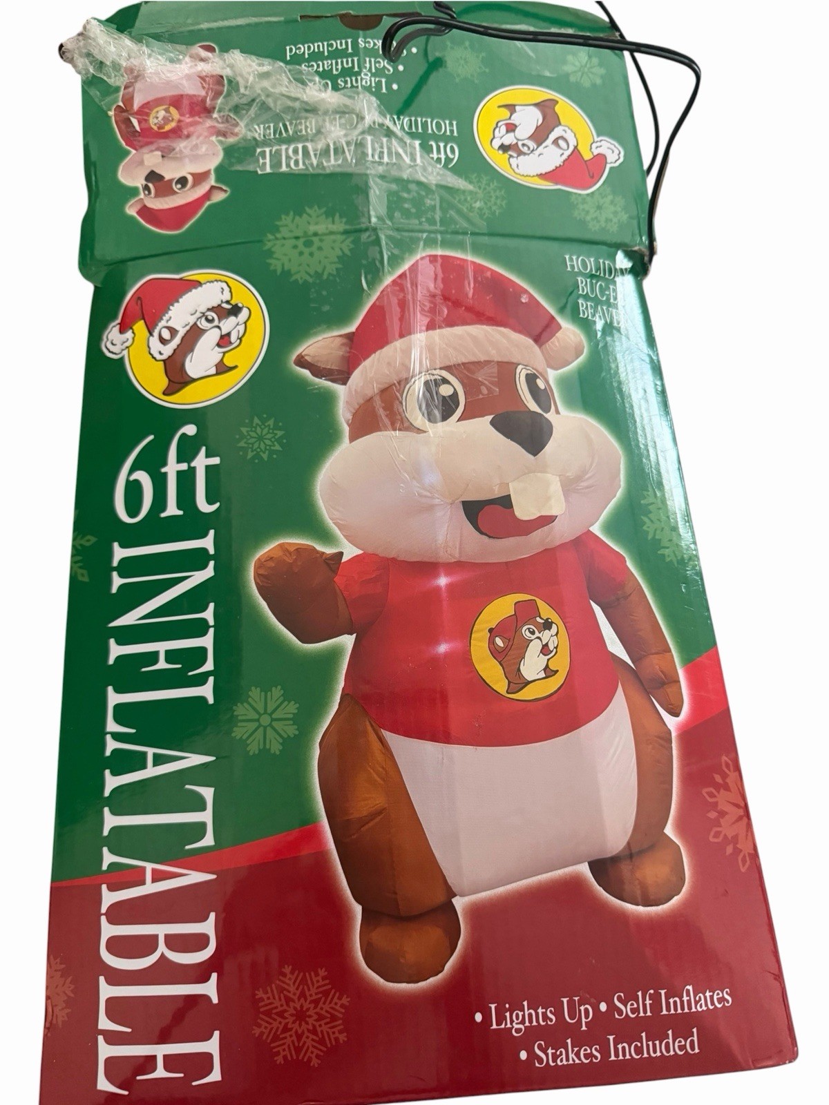 🎄Buc-ee's Christmas 6ft Inflatable Santa Buc-ee the Beaver🎄 🎄Buc-ee's Christmas 6ft Inflatable Santa Buc-ee the Beaver🎄