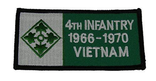 US ARMY FOURTH 4TH ID INFANTRY DIVISION VIETNAM VETERAN 1966-70 PATCH