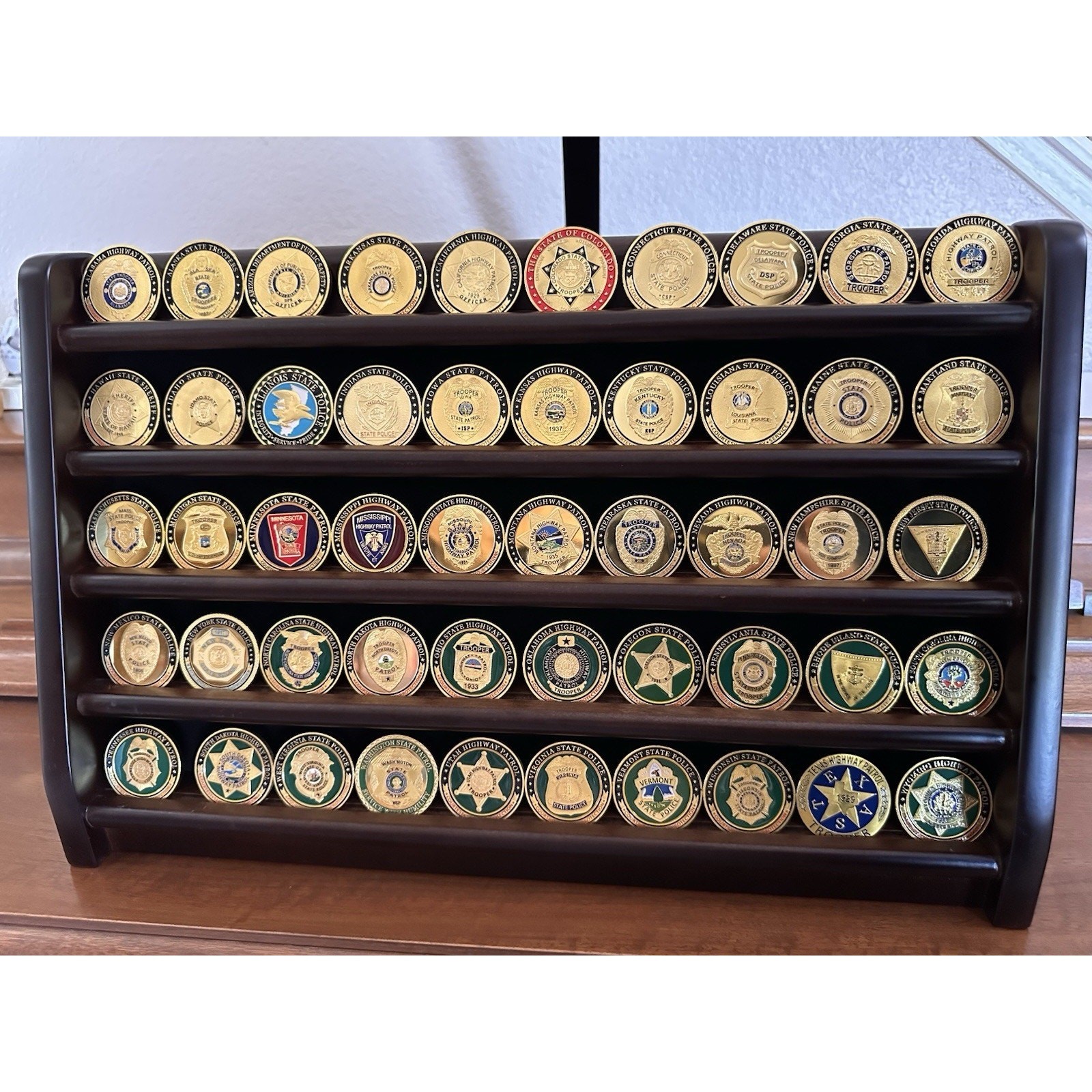 Lot Of 50 States Police Departments Challenge Coins. Great Gift. New Fast Ship Lot Of 50 States Police Departments Challenge Coins. Great Gift. New Fast Ship