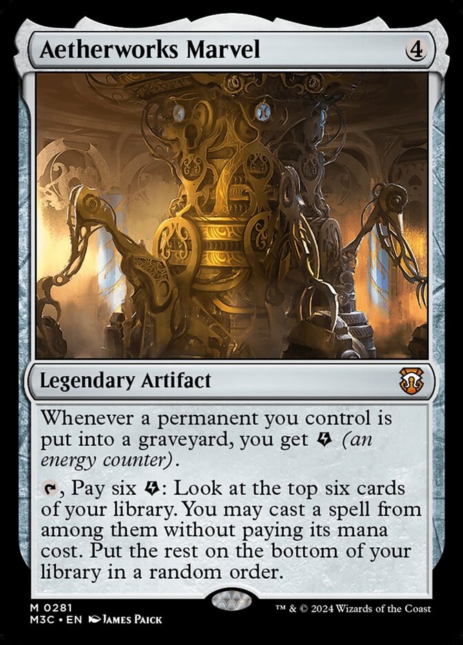Aetherworks Marvel | NM | ENG | MtG Magic EDH Commander Modern Energy Combo Aetherworks Marvel | NM | ENG | MtG Magic EDH Commander Modern Energy Combo