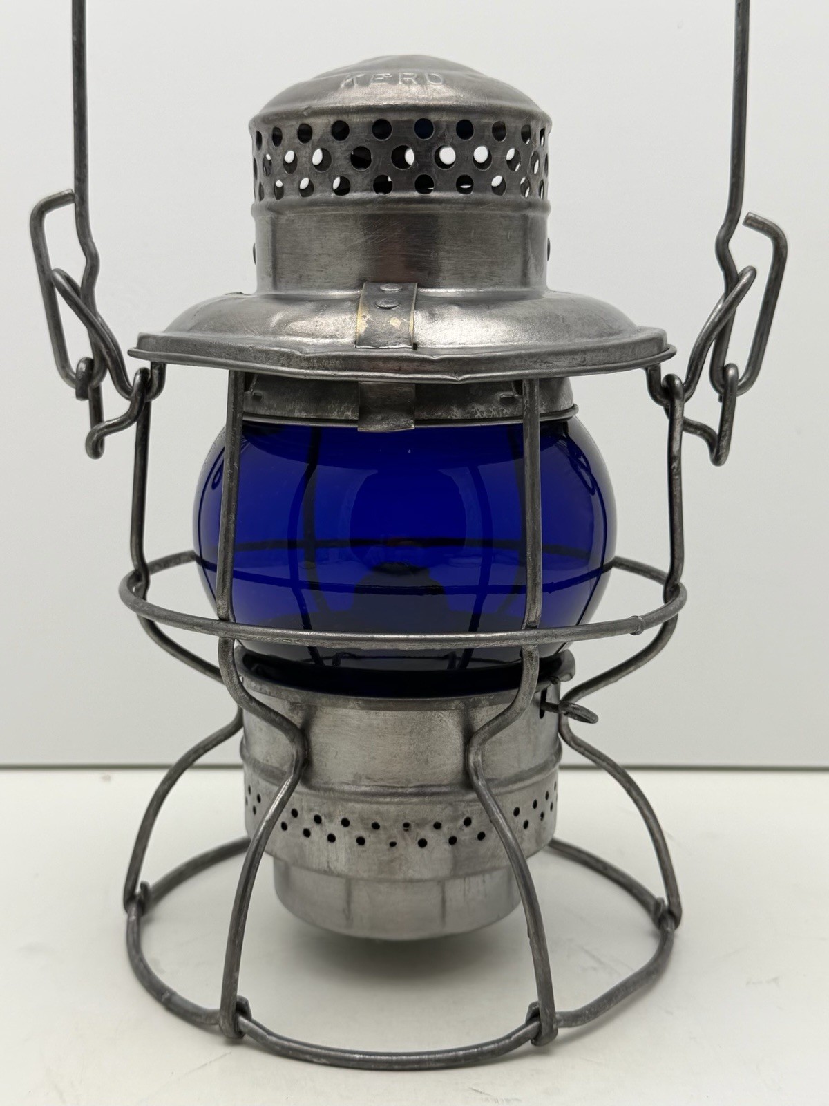 Nickel Plate Road NKP Adlake Kero Railroad Lantern Cobalt Blue Globe Nickel Plate Road NKP Adlake Kero Railroad Lantern Cobalt Blue Globe