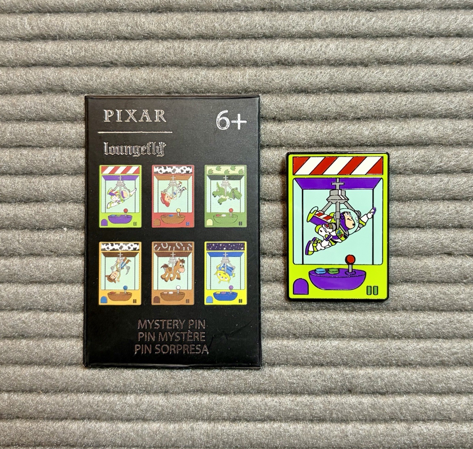 Loungefly Disney Pixar Toy Story Claw Machine Buzz Lightyear Mystery Pin