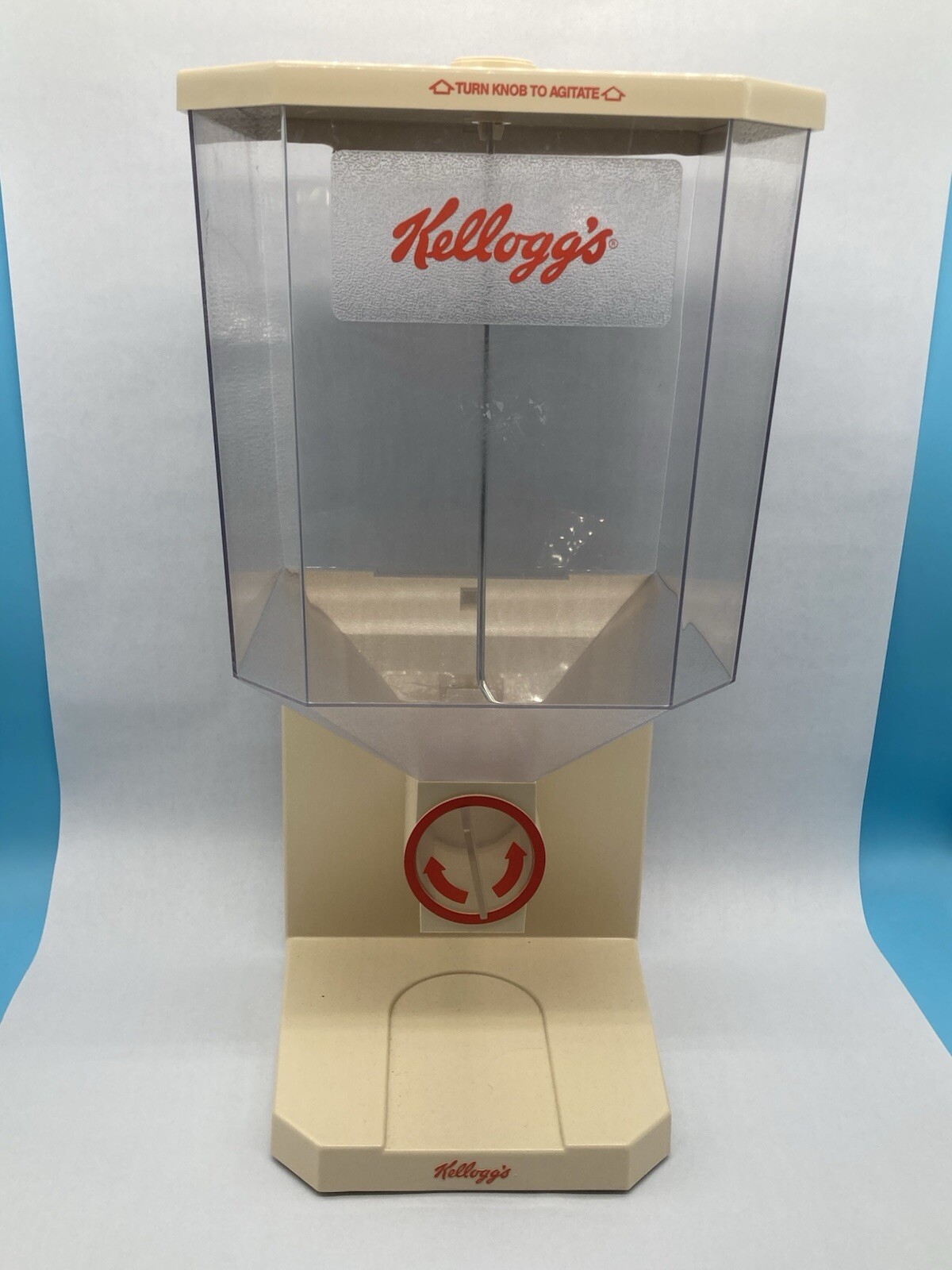 Rare Vintage 1986 Kellogg Company Cereal Dispenser Store Display Model #2005 Rare Vintage 1986 Kellogg Company Cereal Dispenser Store Display Model #2005