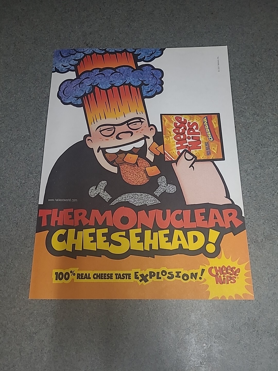 Nabisco Cheese Nips Print Ad 2001 8x11 Great To Frame Nabisco Cheese Nips Print Ad 2001 8x11 Great To Frame