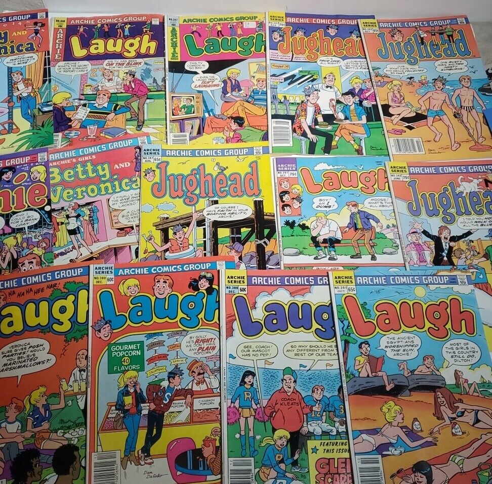 Lot of 10 Archie Comics Betty and Veronica/Jughead Jones/Digest & Double RANDOM