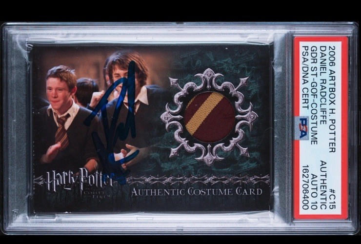POP 1 Harry Potter Daniel Radcliffe 2006 Artbox Auto #7/400 PSA 10 Auto Jersey # POP 1 Harry Potter Daniel Radcliffe 2006 Artbox Auto #7/400 PSA 10 Auto Jersey #