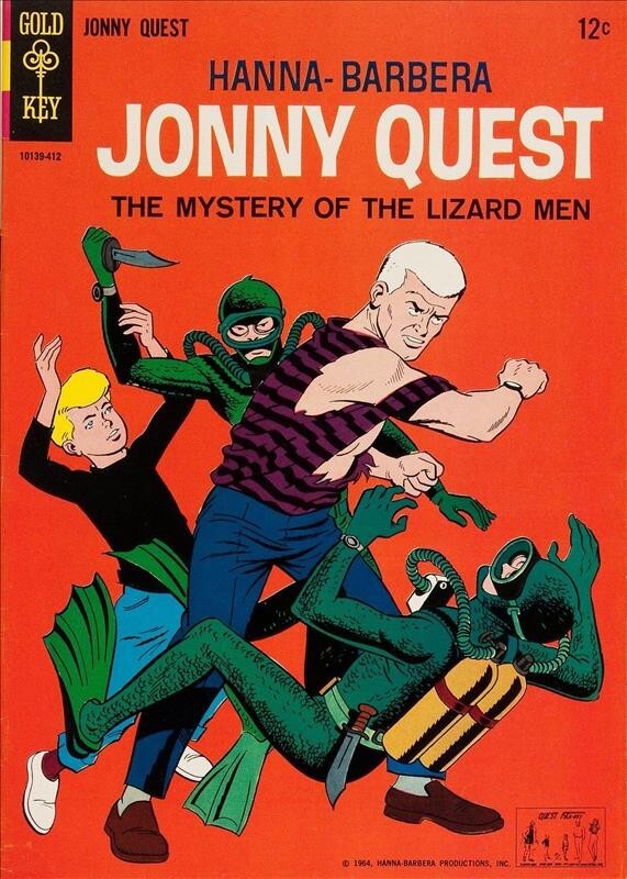 Jonny Quest #1 (Gold Key) Photocopy Comic Book Jonny Quest #1 (Gold Key) Photocopy Comic Book