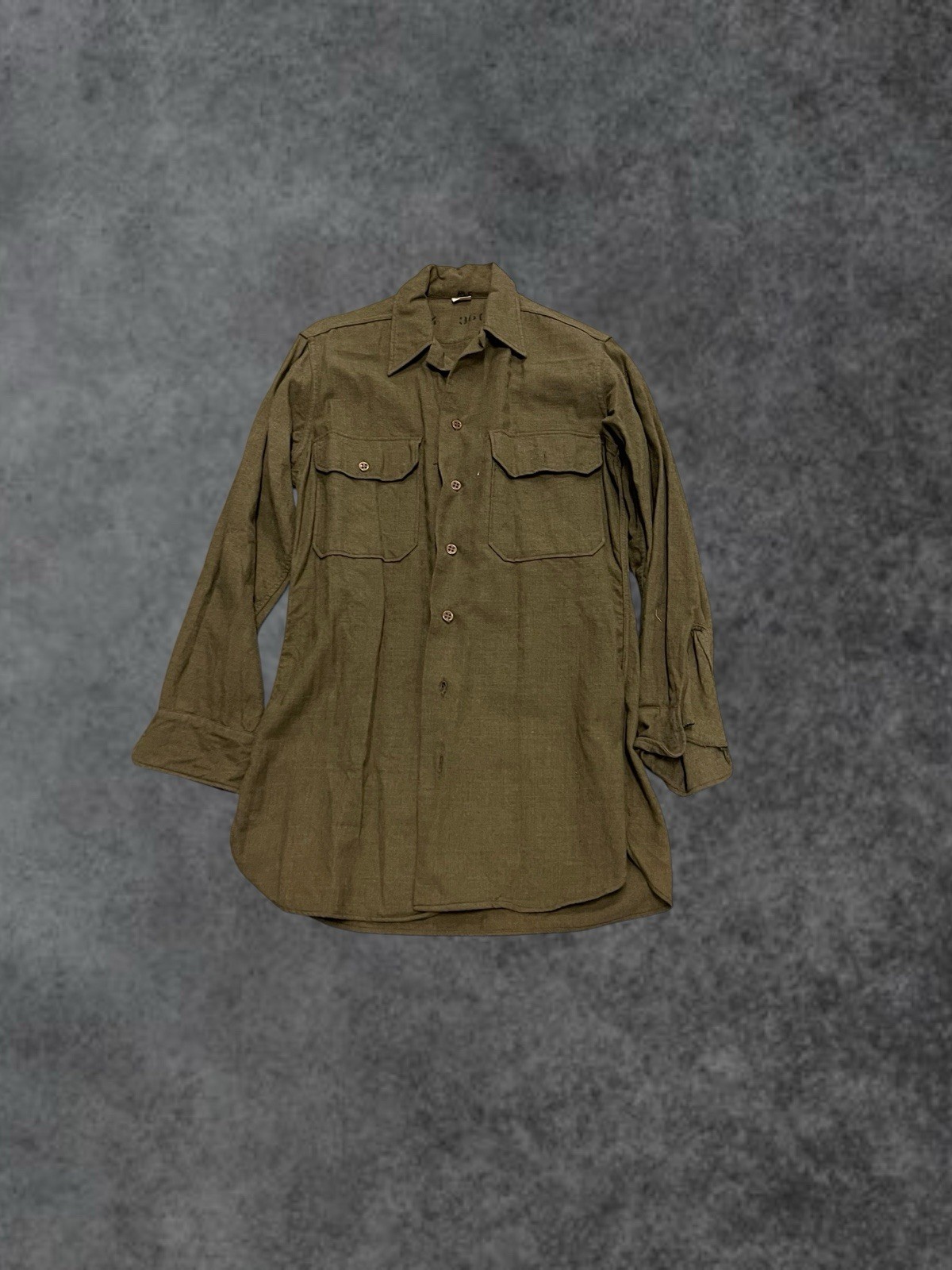 Vintage WWII Era Wool Military Shirt Vintage WWII Era Wool Military Shirt