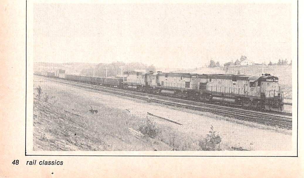 C&NW Chicago & Northwestern Train Chicago Locomotive 7250 HP Vtg Mag Excerpt C&NW Chicago & Northwestern Train Chicago Locomotive 7250 HP Vtg Mag Excerpt