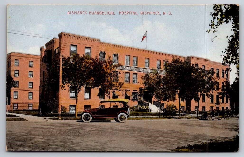eStampsNet - Evangelical Hospital Bismarck North Dakota Postcard 