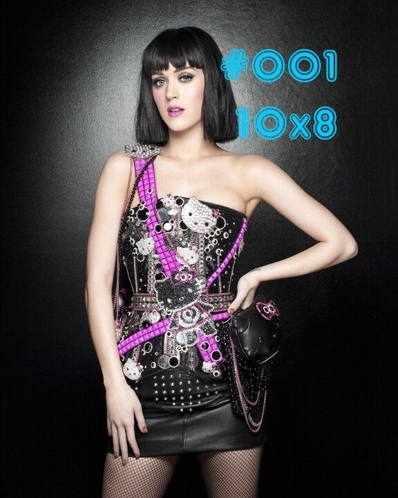 Katy Perry - 10x8 & 8x6 inch Photo's #m08 in PVC Skirts, Suspenders & Leggings