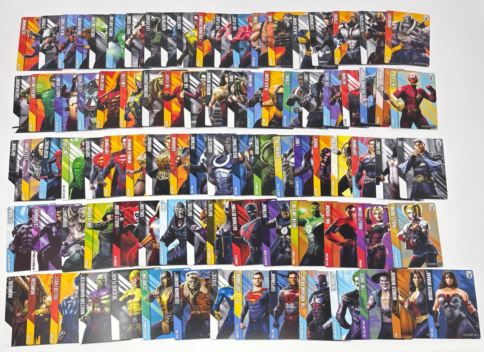 DC Injustice 90x Common/Uncommon Set (Series 4, Non-Foil, Matte) Arcade Cards DC Injustice 90x Common/Uncommon Set (Series 4, Non-Foil, Matte) Arcade Cards