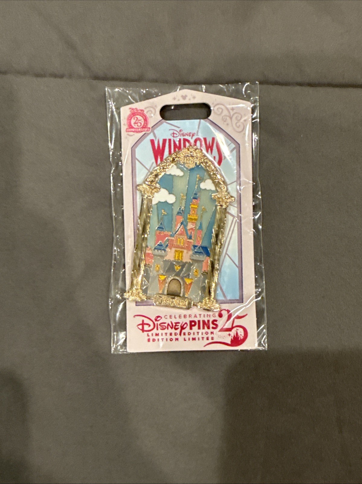 Disney Windows of Attraction Sleeping Beauty Castle Pin LE 1250 Disney Windows of Attraction Sleeping Beauty Castle Pin LE 1250