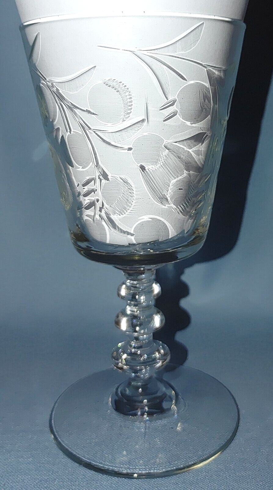 8 Rock Sharpe Goblets in the Charm Pattern