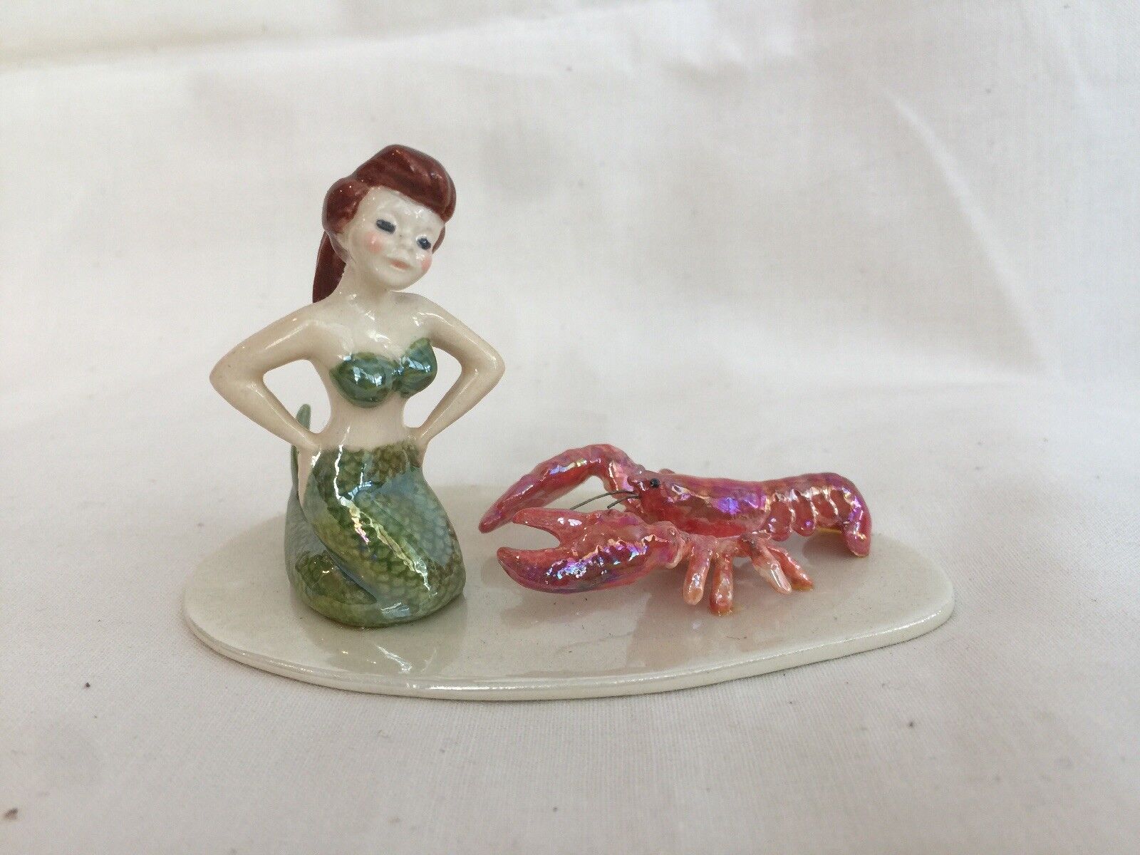 Hagen Renaker Specialty Mermaid With Lobster