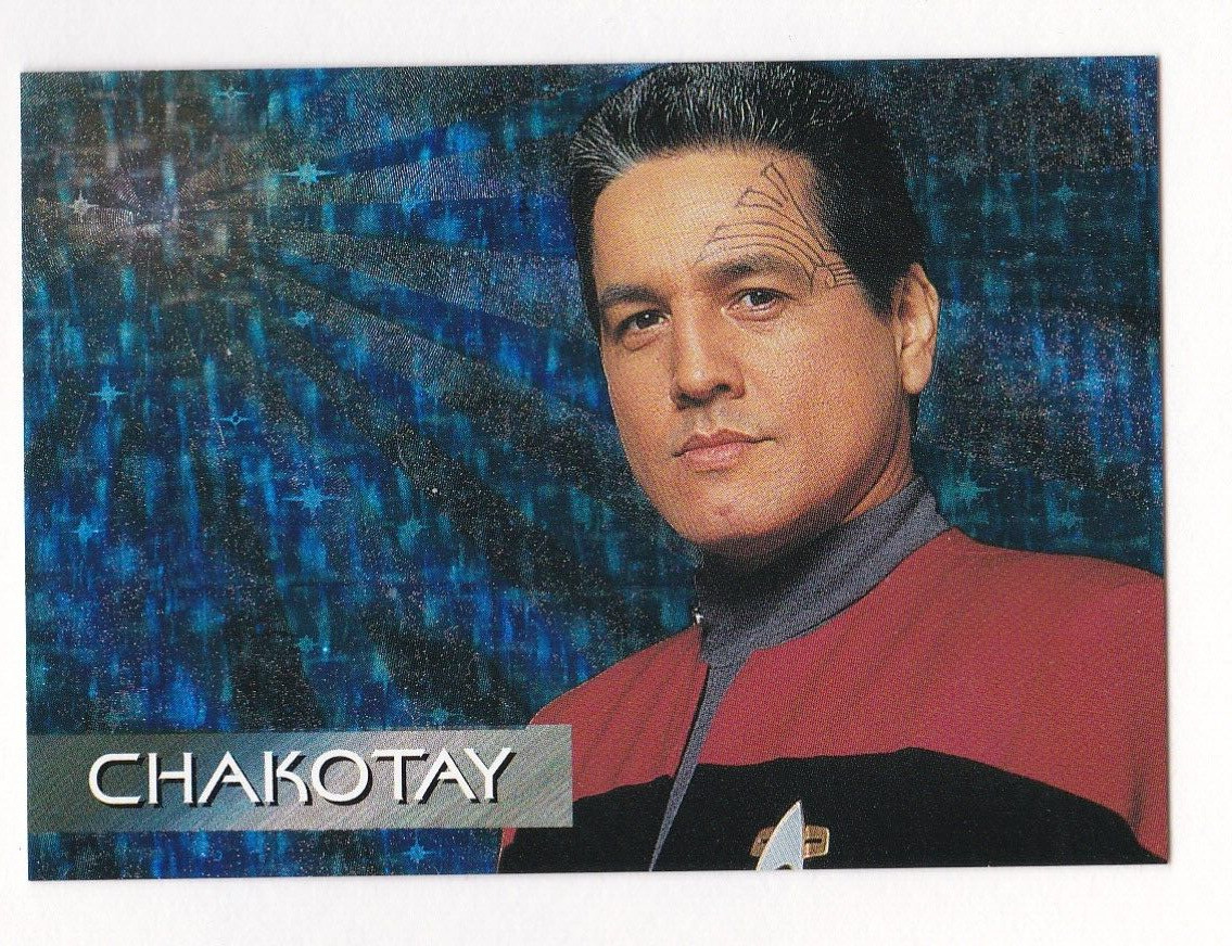 COMMANDER CHAKOTAY Chase Card | 1995-96 Skybox STAR TREK VOYAGER Series 1 #S2
