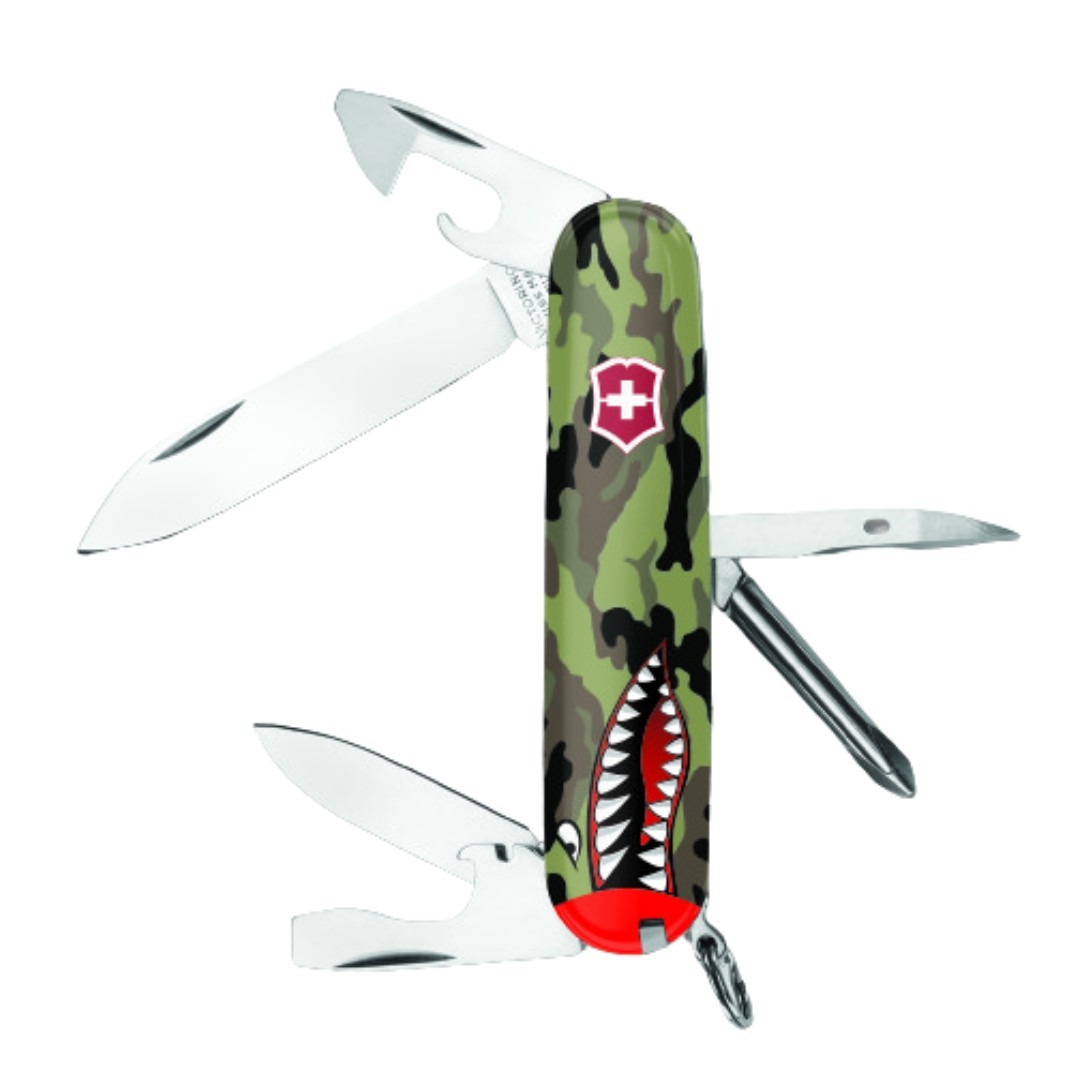 Victorinox Swiss Army CAMO SHARK MOUTH TINKER CAMOUFLAGE Knife Knives Multi Tool